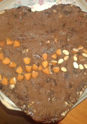 A picture of No bake chocolate cake.