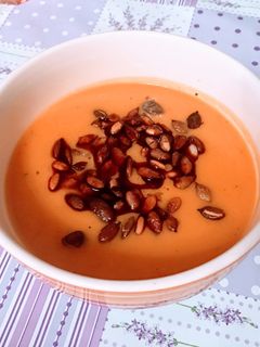 Sütőtökkrémleves recept fotója