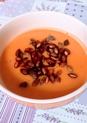 Sütőtökkrémleves recept fotója