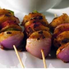 A picture of Idli Satay.