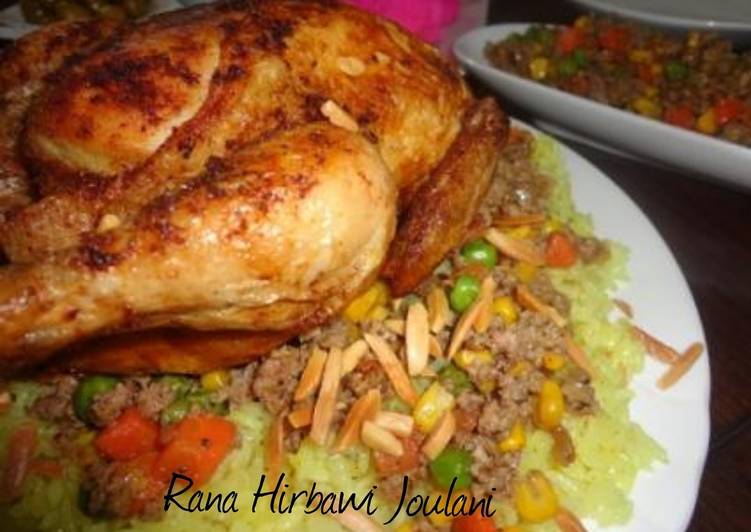 طبق الاوزي بالدجاج