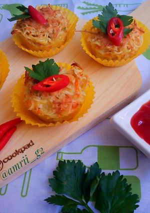 Foto resep Muffin Mie