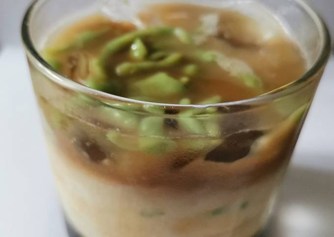 Es espresso susu cendol