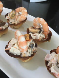 Una foto de Tarrinas de marisco 🦐 🦑🐙🦀