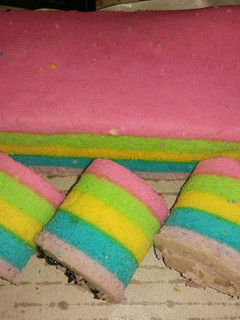 Foto resep Mini Rainbow Roll Cake