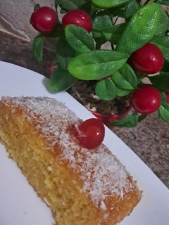 صورة لوصفة بسبوسة في المول الصغير