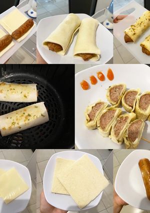 Foto resep Roti gulung sosis