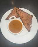Kanom pang na moo - Thai pork toast “pork on face of bread” 😂