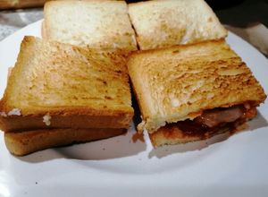 Foto resep Sandwich Beef Salami, Sarapan Simple