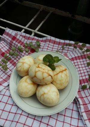 Foto resep Telur Pindang Retak Seribu