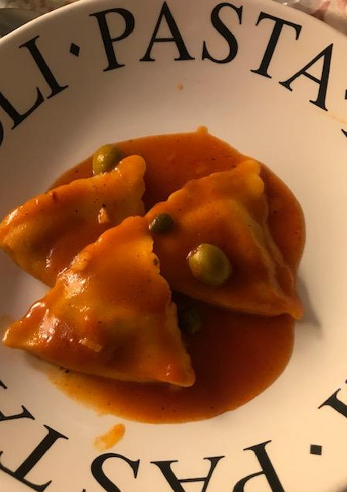Una foto de Ravioli puttanesca