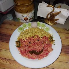 A picture of Beetroot rice.