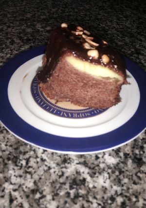 صورة لوصفة کیکة بکریم بتیسیر 😋
