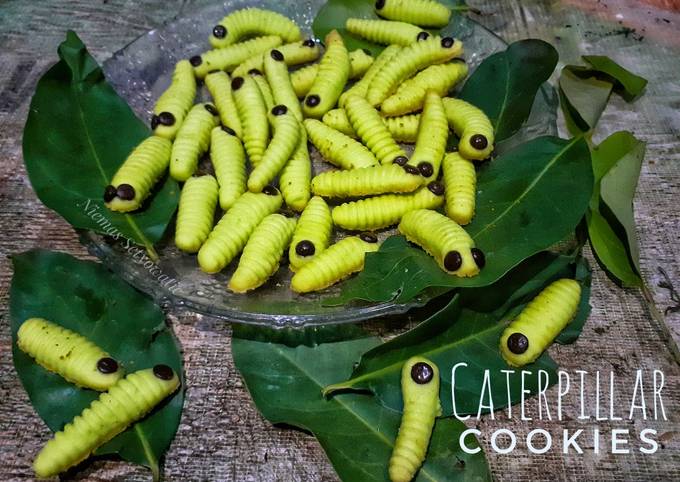 Caterpillar Cookies (NO OVEN) 🐛🐛🐛
