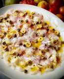 Carpaccio de bacalao