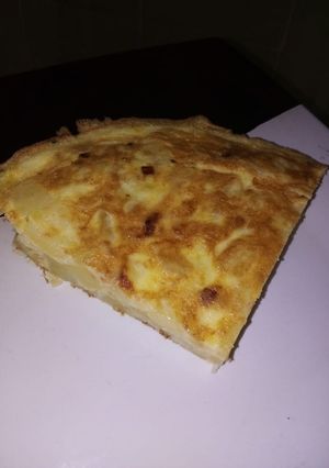 Una foto de Tortilla / Tortillón de papas a la española (light)