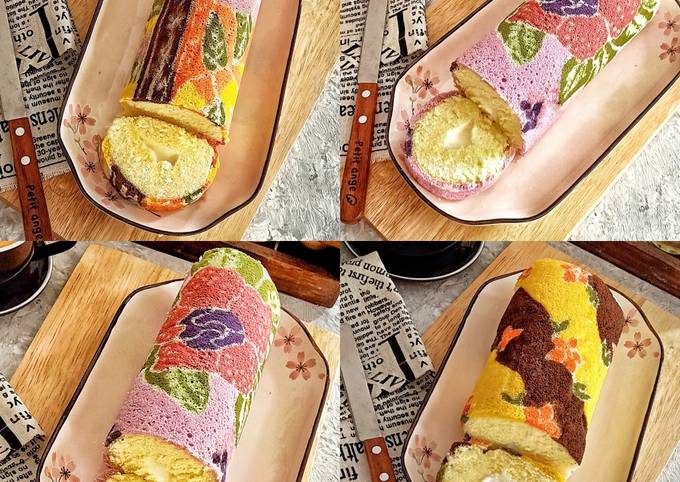 10 Resep Batik Roll Cake