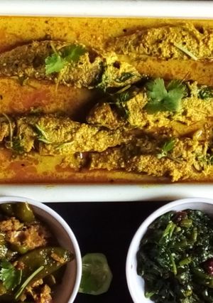 কাতলা  মাছের মুইঠ্যা ও বাহারি শিম (katol macher muithya o bahari shim recipe in Bengali) রেসিপির প্রধান ছবি