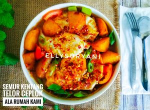Foto resep Semur Kentang-Telor Ceplok Yummy ala Rumah Kami