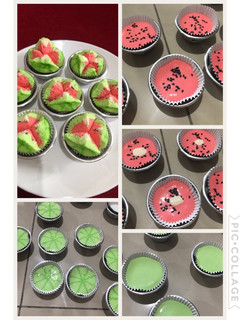 Foto resep Bolu Kukus Semangka