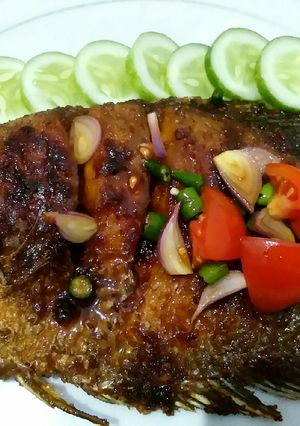 Foto resep Gurame bakar sambal kecap