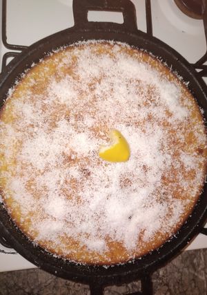 صورة لوصفة بسبوسة بالحامض(الليمون)