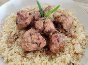 Une photo de boulette de veau