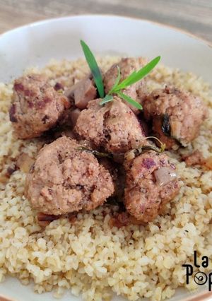 Une photo de Boulettes de Veau aux Champignons, Citron Vert et Estragon