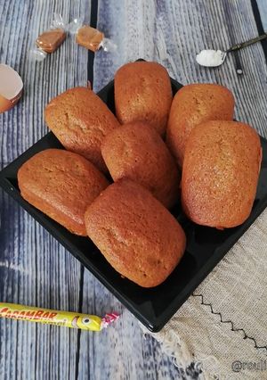 Une photo de Gâteaux individuels aux caramels Carambar