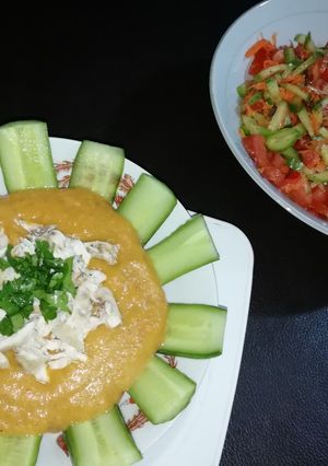صورة لوصفة خضار مطحونة للدايت (purée)