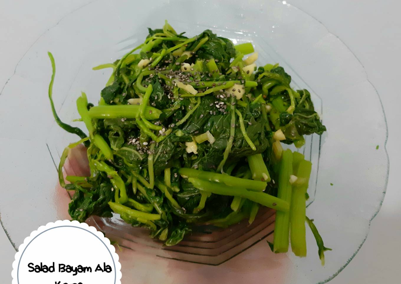 Salad Bayam Korea