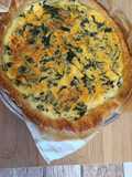 374. Quiche de espinacas y queso feta