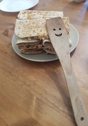 Arab kenyér finomságokkal töltve recept fotója