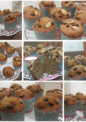 Foto resep Muffin chocochips almond