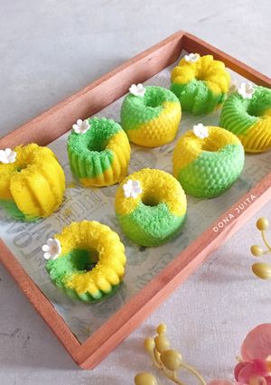 Foto resep Bolu Kukus Pandan Kuning