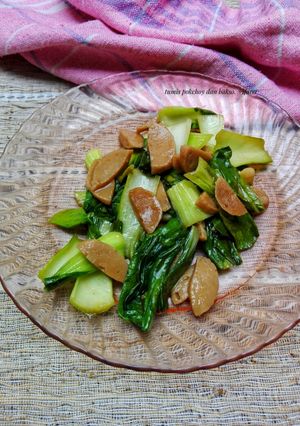 Foto resep Tumis Pakchoy bakso #rabubisa #day8 #bikinRamadhanberkesan