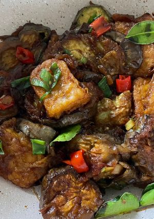 Foto resep 13. Terong Raos wenaaakkk pol