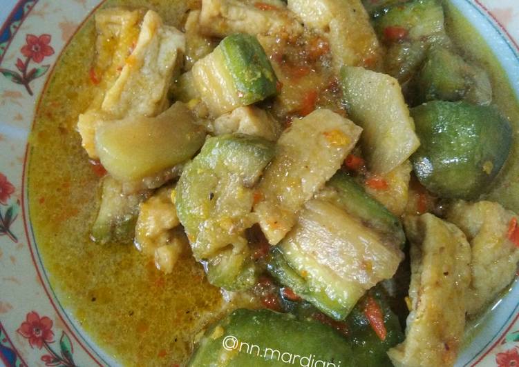 Sayur terong tahu