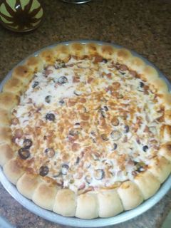 صورة لوصفة بيتزا 🍕