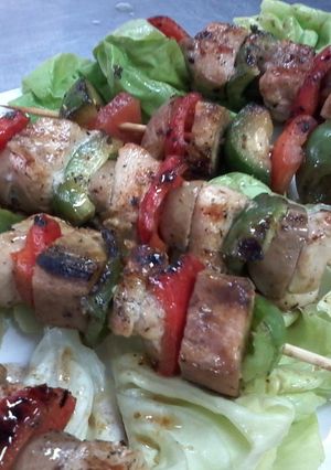 Una foto de Variedad de Brochettes