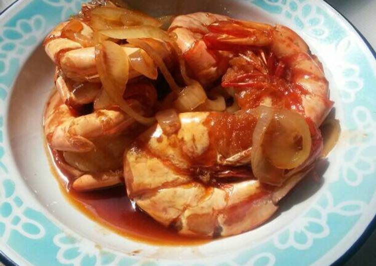 Resep Udang Masak Saus Inggris Anti Gagal