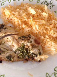 Una foto de Pollo con cilantro y habanero!