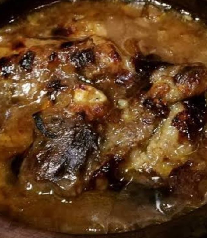 صورة لوصفة طاجن عكاوي بالبصل