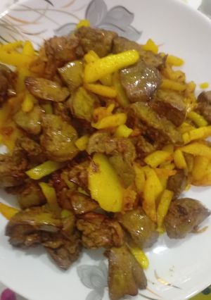 عکسی از دستور جیگر با سیبزمینی