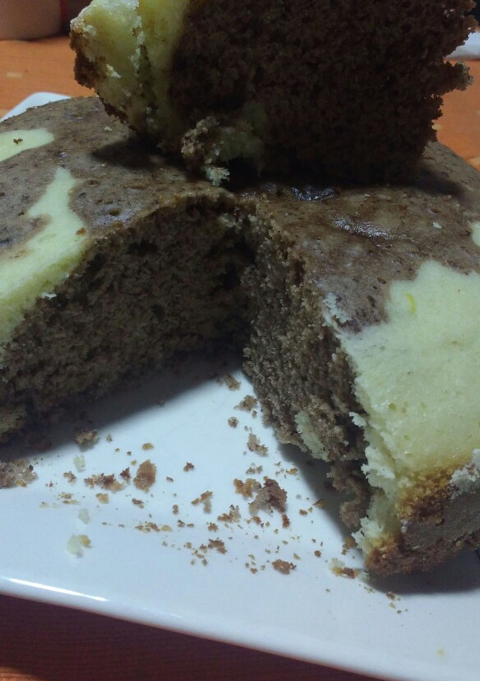 Una foto de Bizcochuelo marmolado