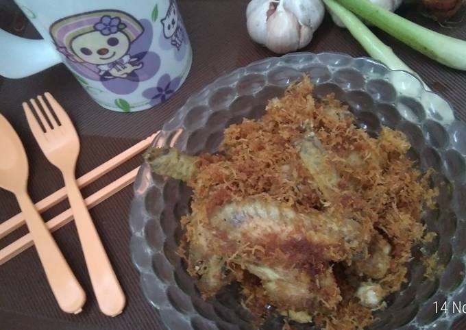 Resep Ayam Goreng Serundeng, Bisa Manjain Lidah