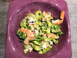 Salade crevettes coco