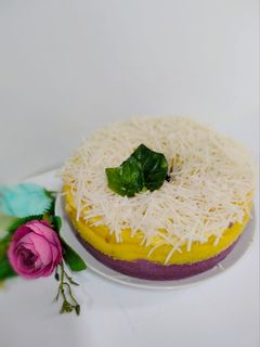 Foto resep Bolu Lapis Kukus Pasta Talas