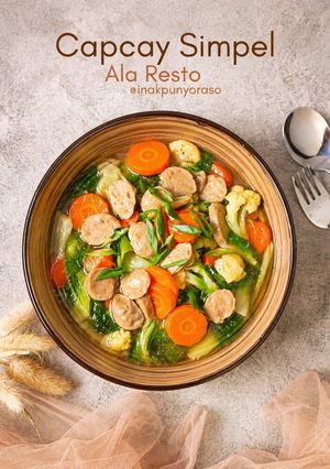 Foto resep Capcay Simpel Ala Resto