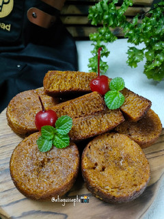 Foto resep Kek Gula Gosong / Caramel Cake / Sarang Semut (703)